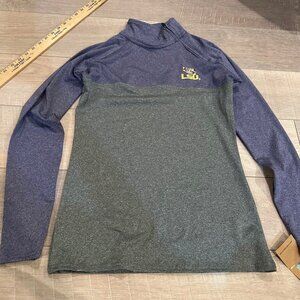 RIVALRY THREADS WOMENS PULLOVER LSU TIGERS SHIRT PURPLE GRAY NEW SMALL 4/6